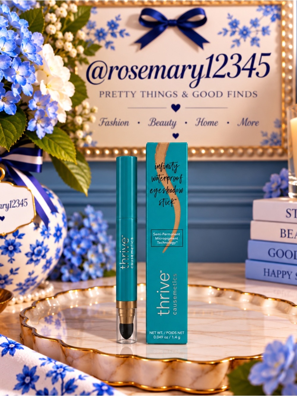 Thrive Causemetics Teal Infinity Waterproof Eyeshadow Stick - Tamala